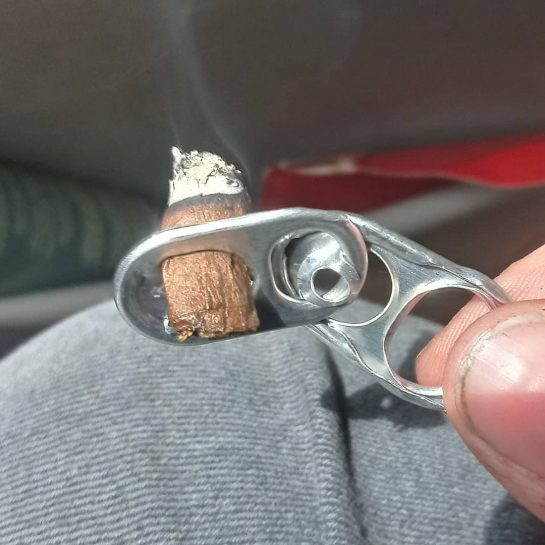 Anythings a roachclip when u a real stoner – – – #cannabis #weed #weedmeme…
