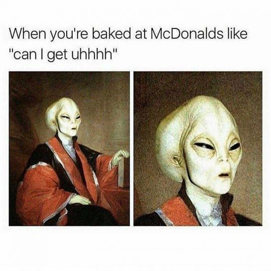 Ordering food while high has to be the most stressful thing ever . .…