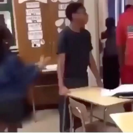 Shoulda hit him with the table . . . . #fights #schoolfights #offensivememes #food…