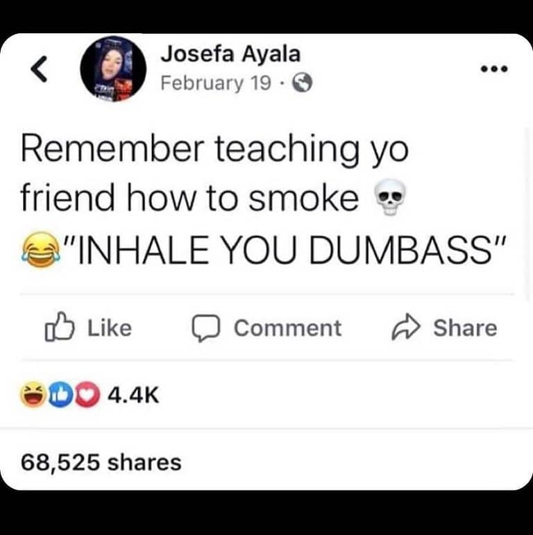 Remember? Tag yo gang who you taught smoke up . . . . .…